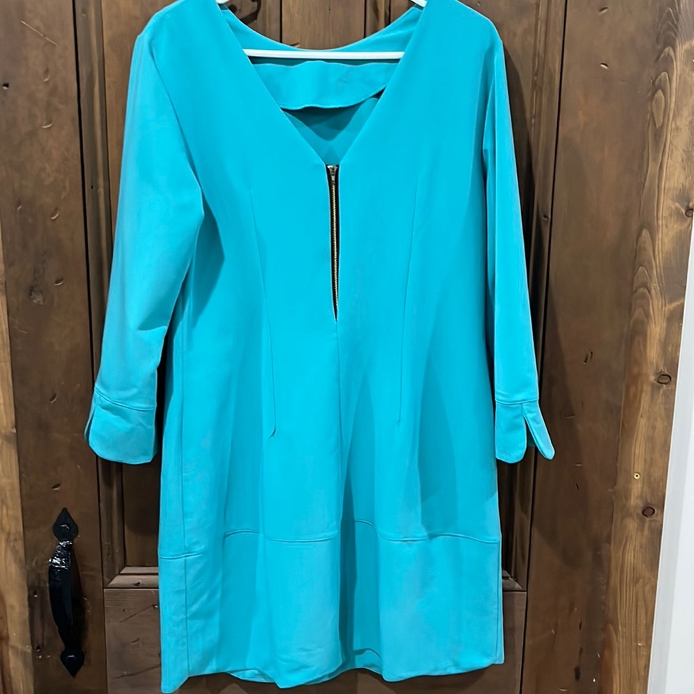 NIFE 3/4 SLEEVE MIDI DRESS